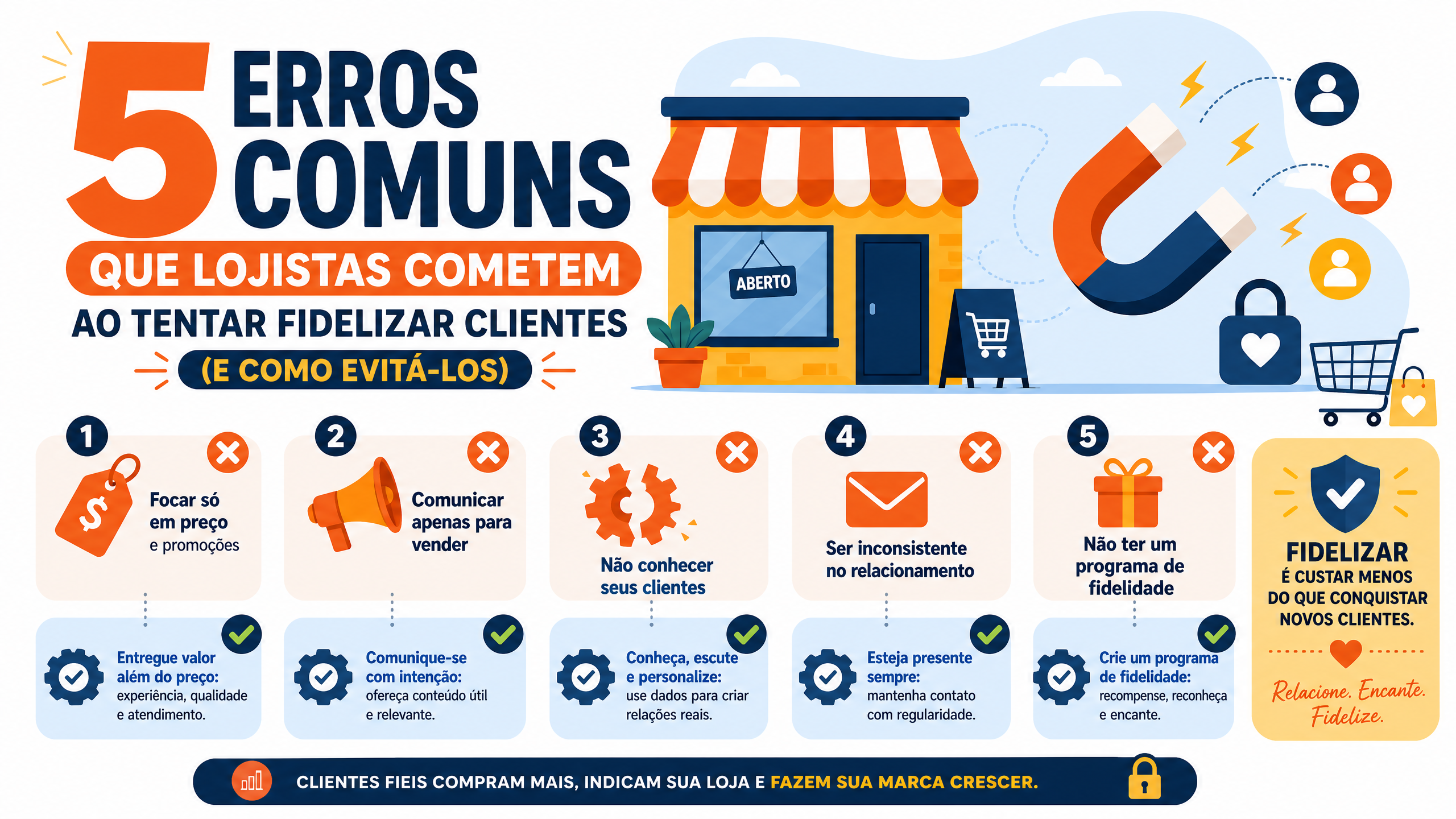 Cinco erros ao operar um programa de fidelidade