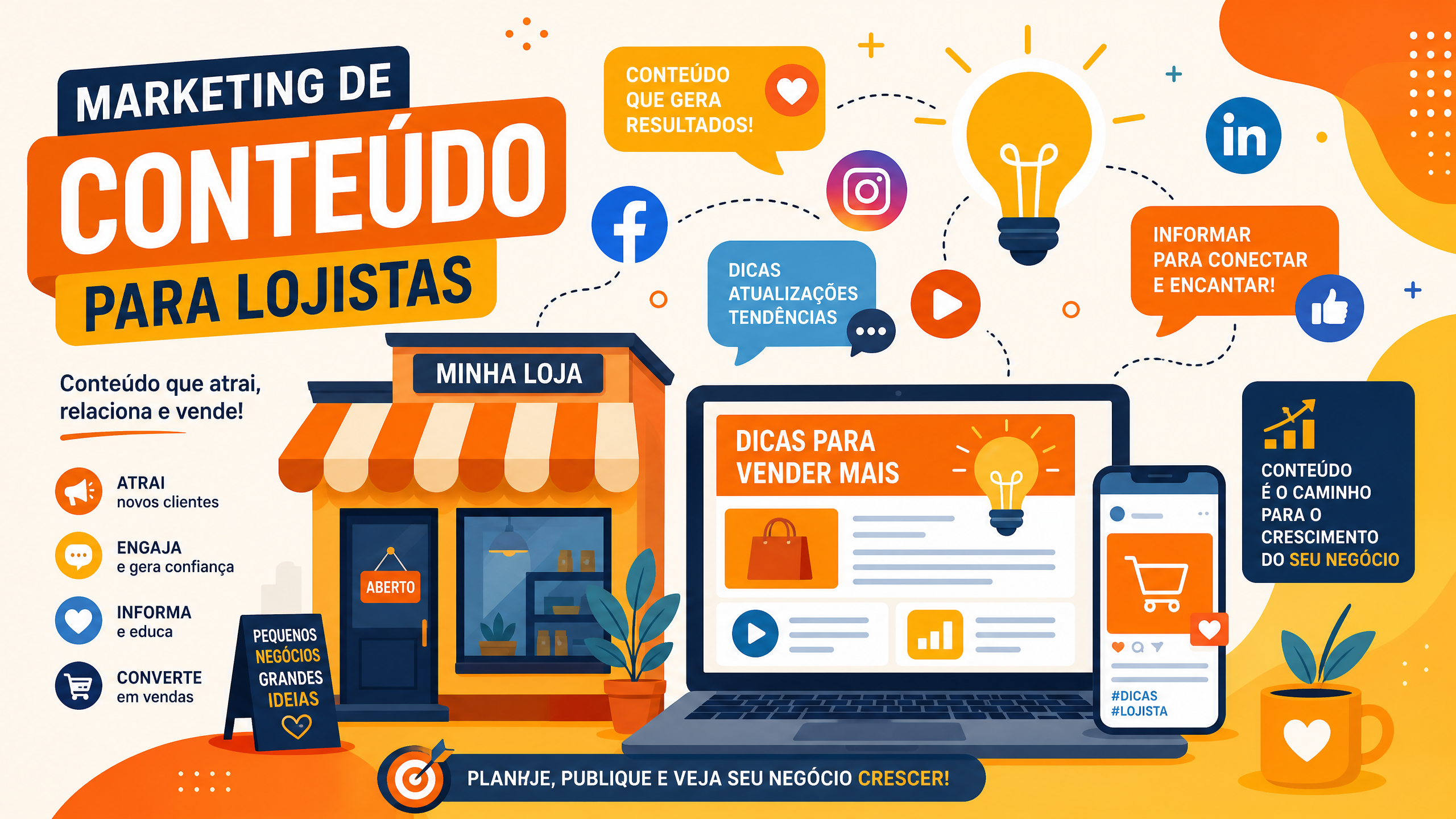Marketing de conteúdo para lojistas: planejamento e medição